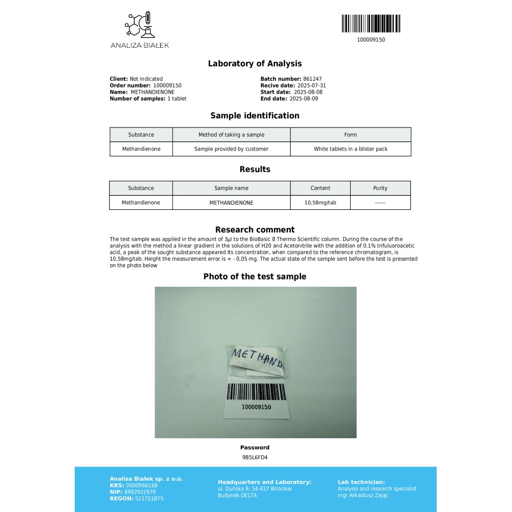 048 Dianabol 100 comprimidos - 10 mg/comprimido - Metandrostenolona 100 - Imagen 2