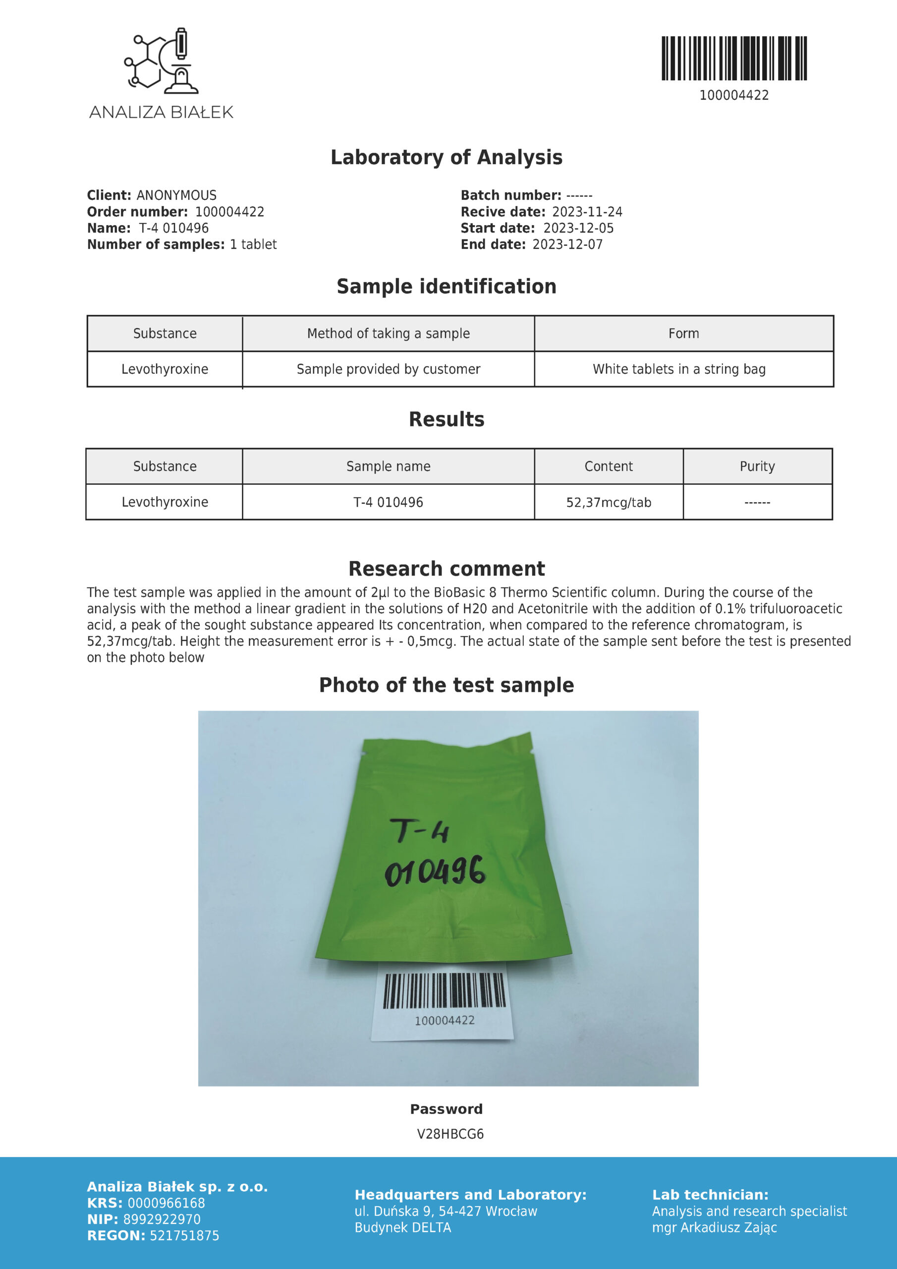 T4 Euthymed 50 mcg (Levothyroxine Sodium) Thyroxine - Image 3