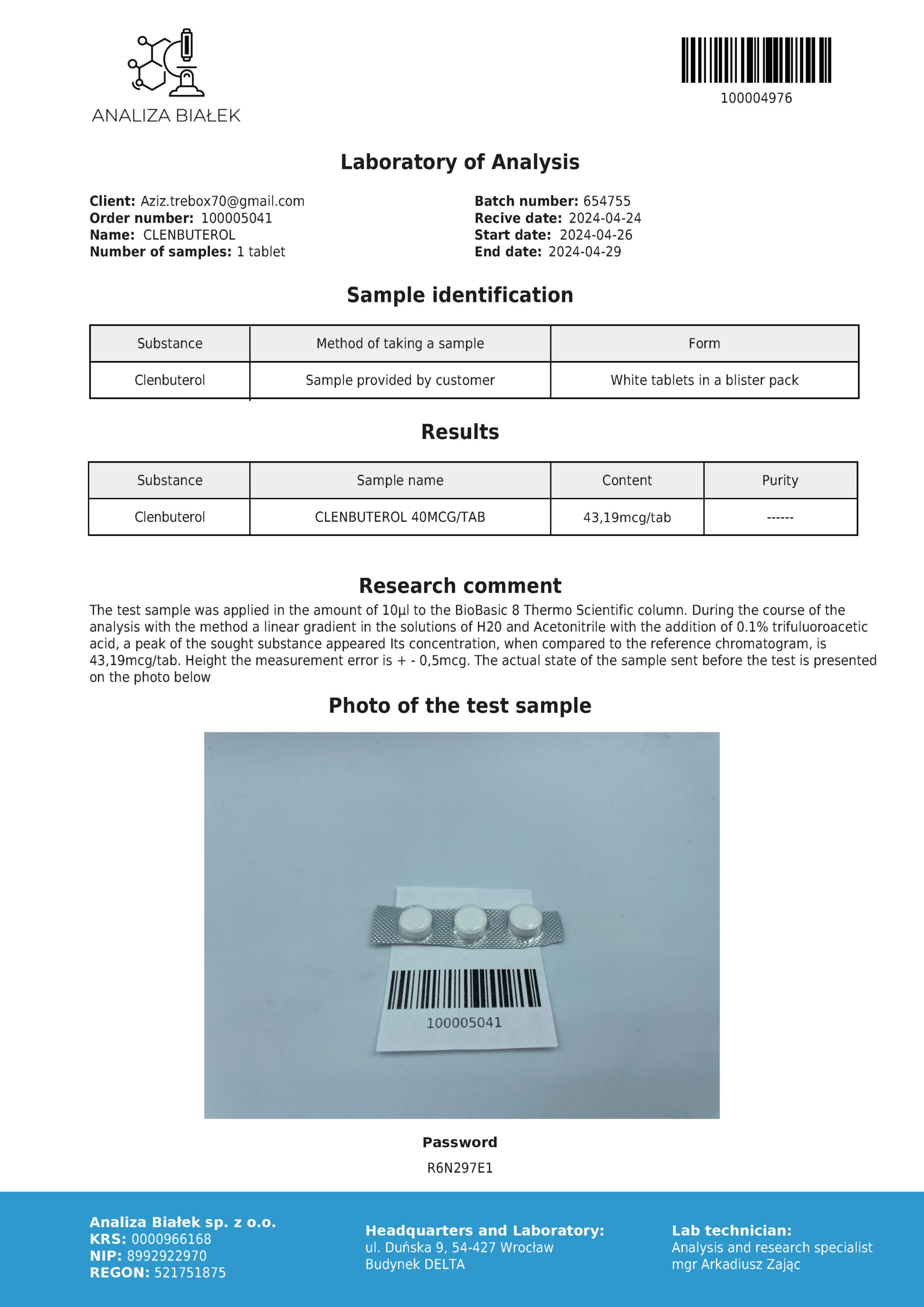Clenbutos 40 mcg - Clenbuterolo - Image 5