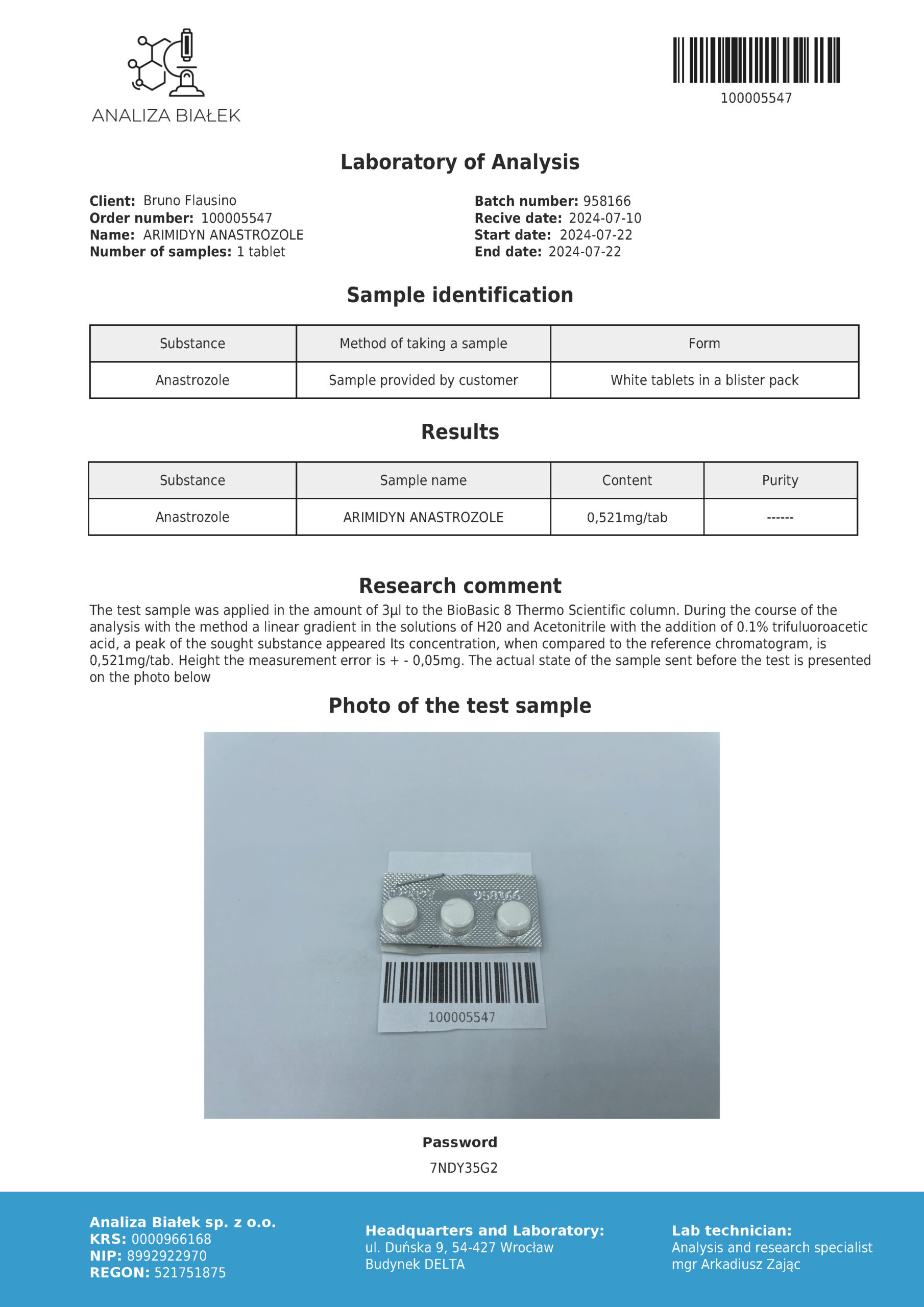 Arimidyn 0,5 mg - Anastrozol - Arimidex - Afbeelding 4