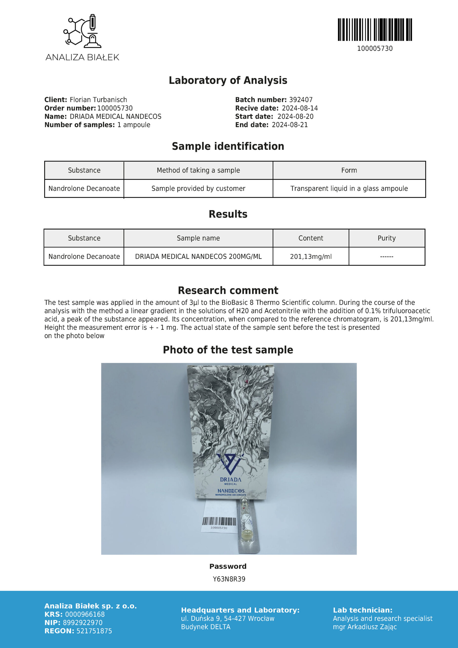 Nandecos 200 mg/ml (Decanoato de nandrolona-Deca Durabolin) - Imagen 3