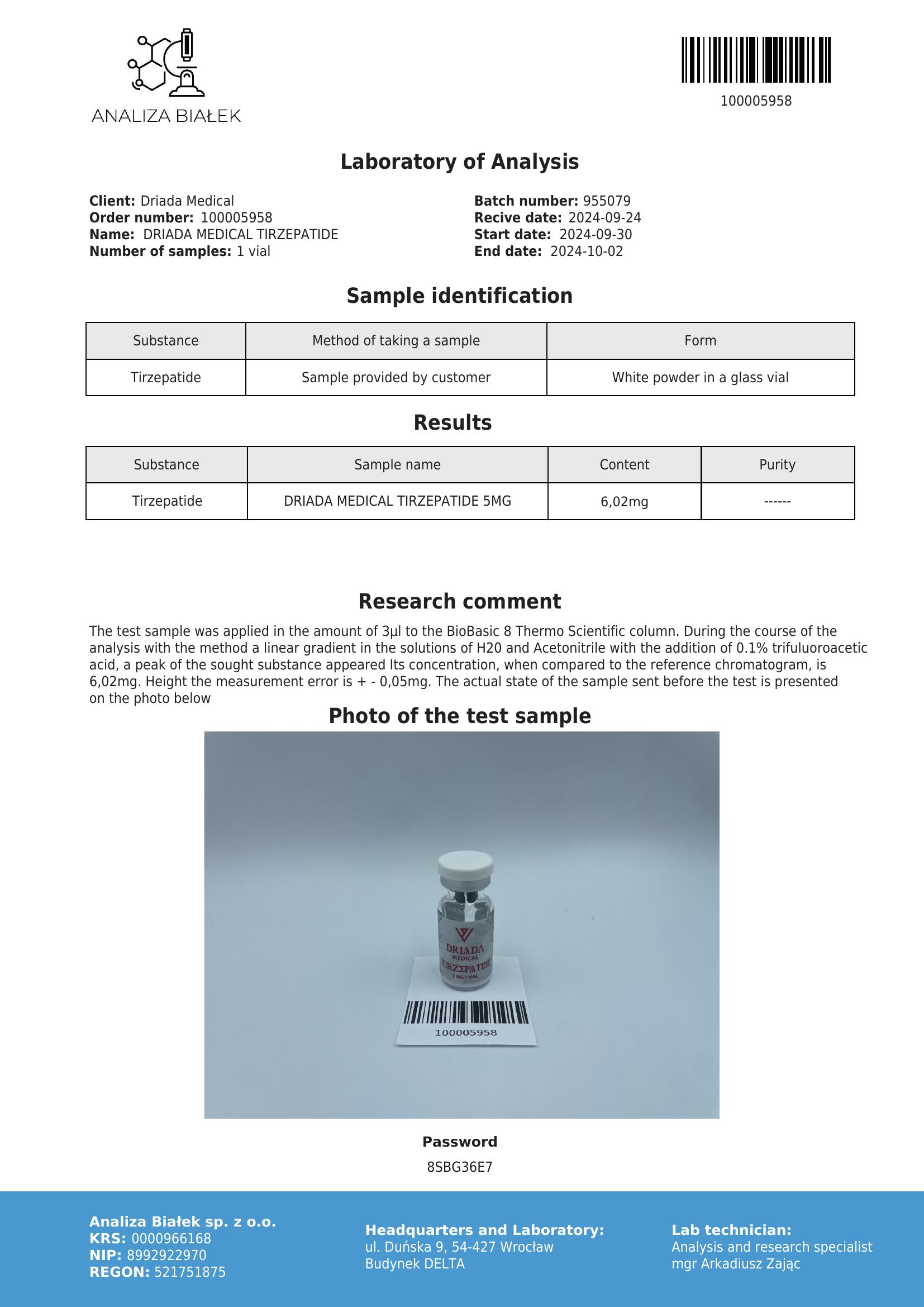 Tirzepatida 5 mg - Péptido quemagrasas - Mounjaro - Imagen 2