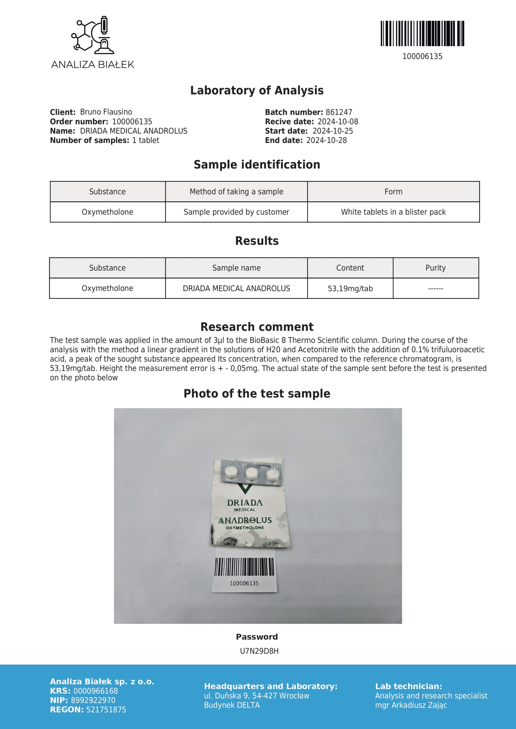 Anadrolus 50 mg - Oximetolona - Anadrol - Imagen 5