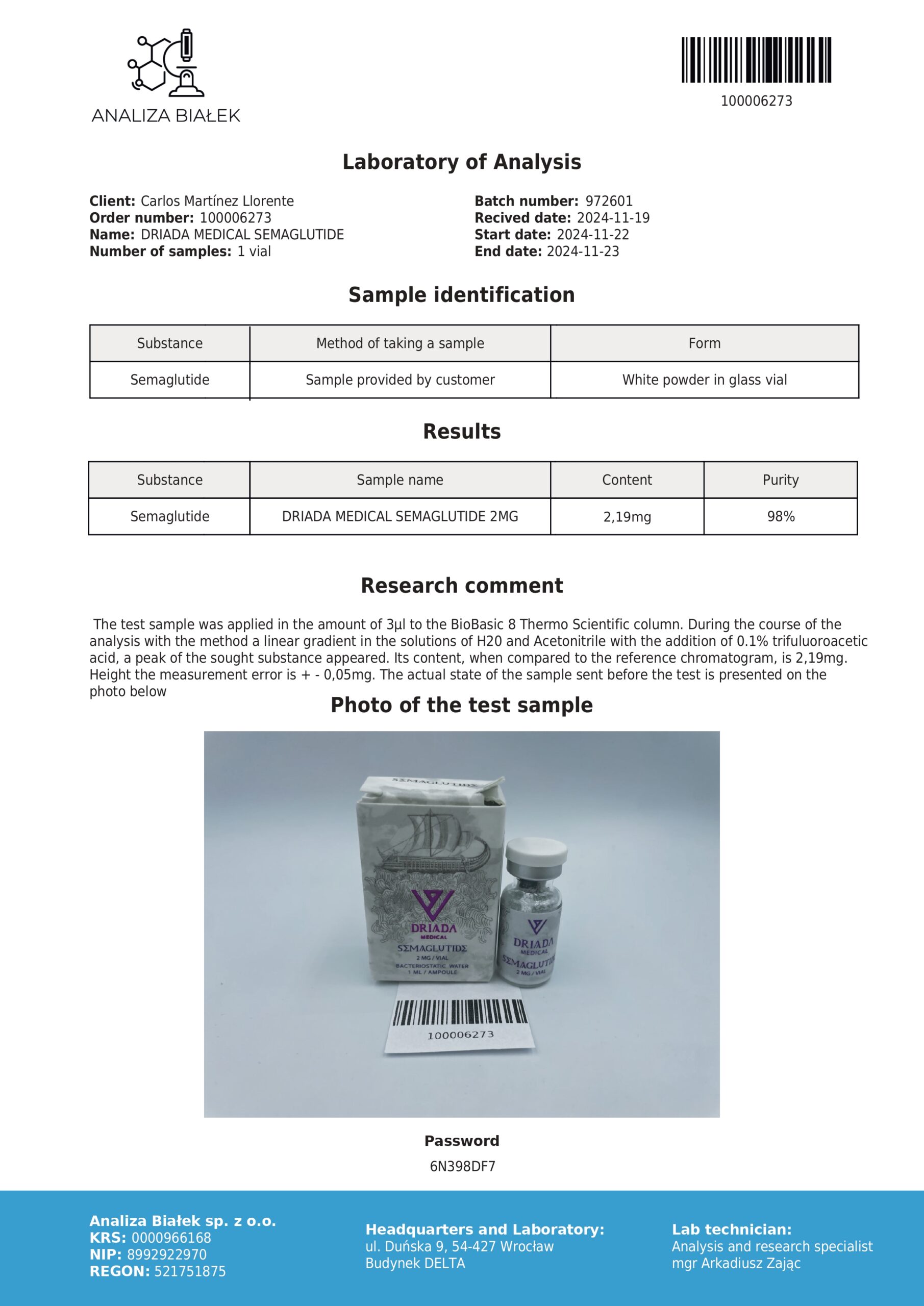 Semaglutide 2 mg - Ozempic - Vetverbrandend peptide - Afbeelding 2