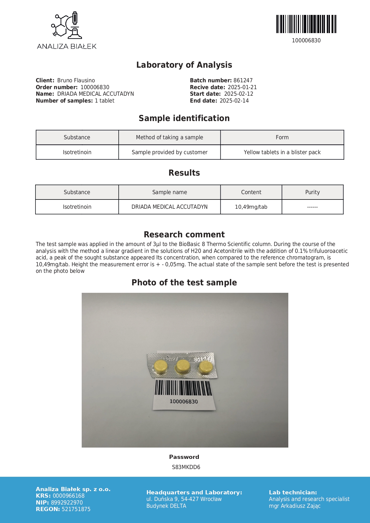 Accutadyn 10 mg (isotretinoína) - Imagen 4