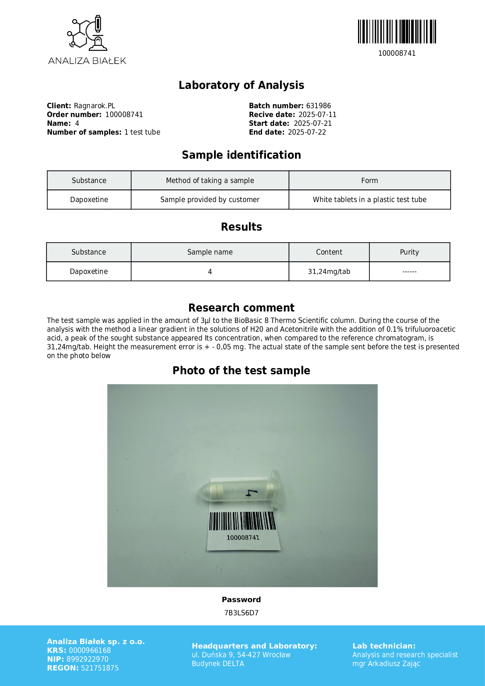 Dapoxetinos 30 mg (Dapoxetina) - Imagen 3
