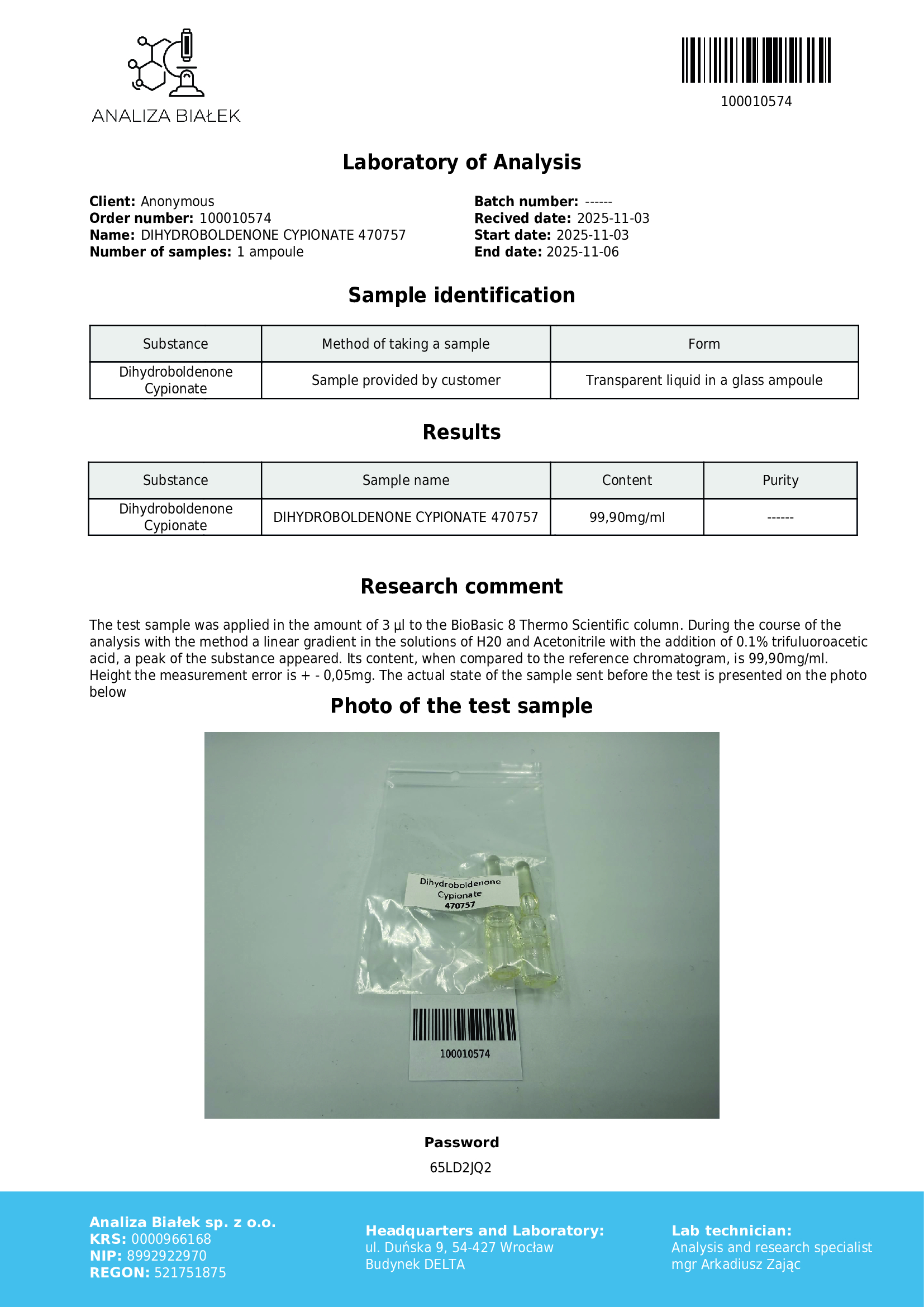 Dihydroboldos 100 mg/ml (cipionato de dihidroboldenona) - Imagen 3