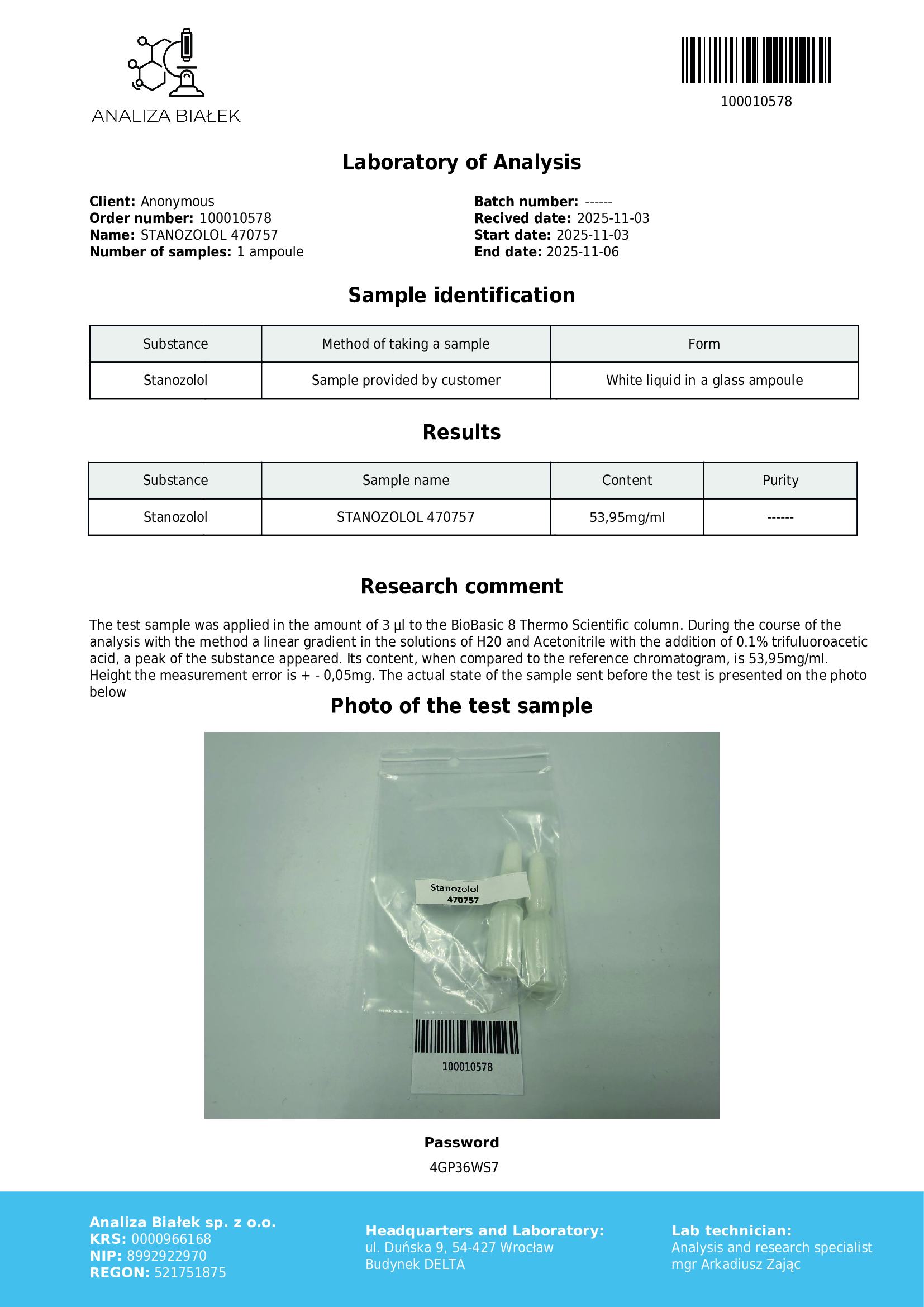 Winstrolad 50 mg/ml (Injectable Stanozolol) - Winstrol - Image 4