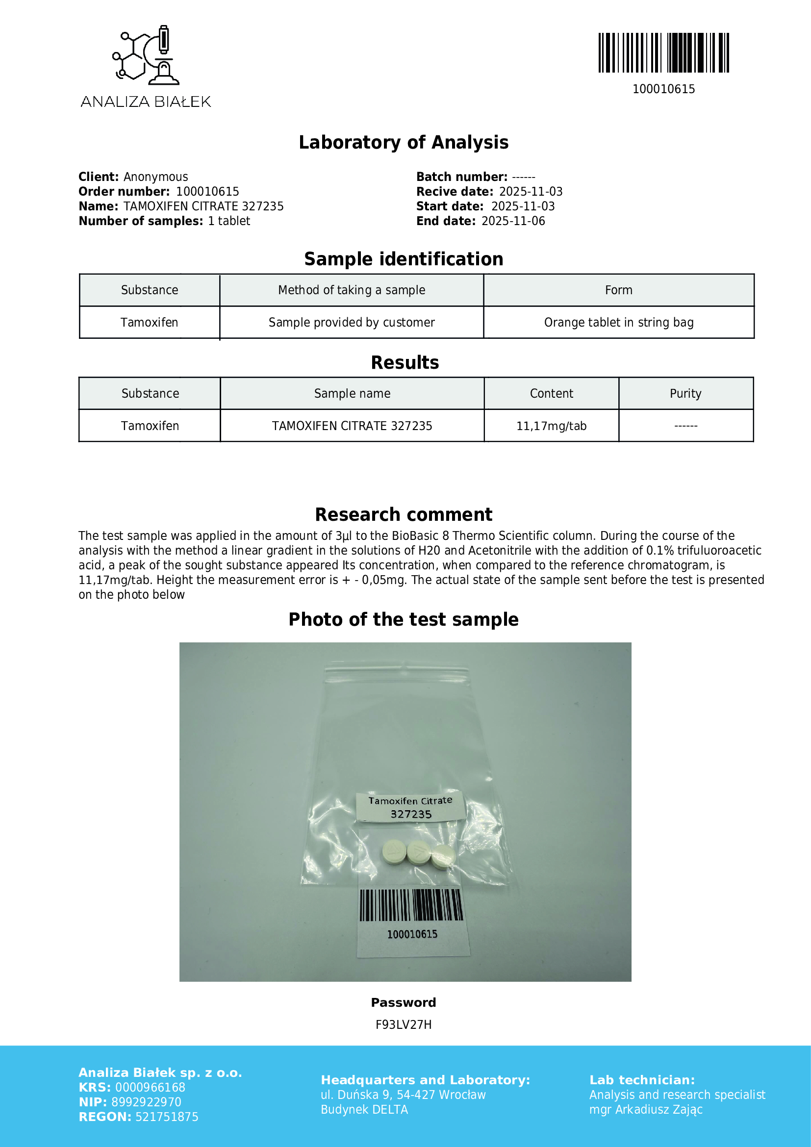 Nolvados 10 mg (Tamoxifene Citrate) - Nolvadex - Image 2