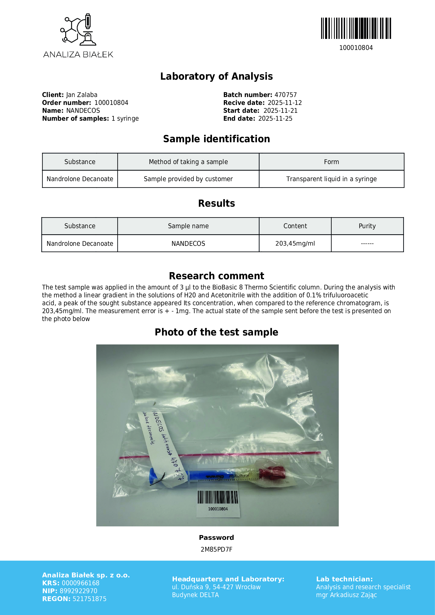 Nandecos 200 mg/ml (Decanoato de nandrolona-Deca Durabolin) - Imagen 4