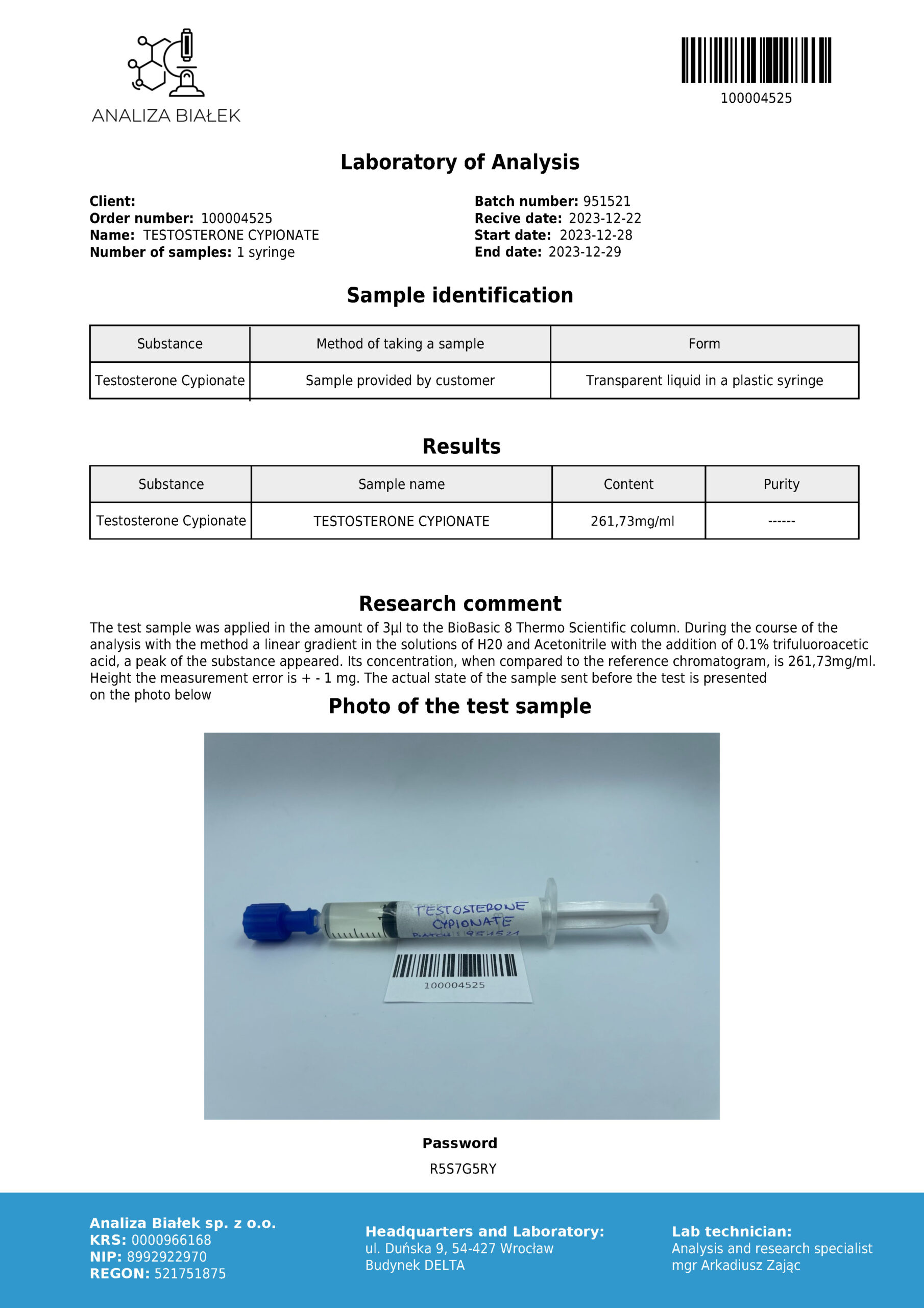 Cypilos 250 mg/ml (Testosterone Cipionato) - Image 5
