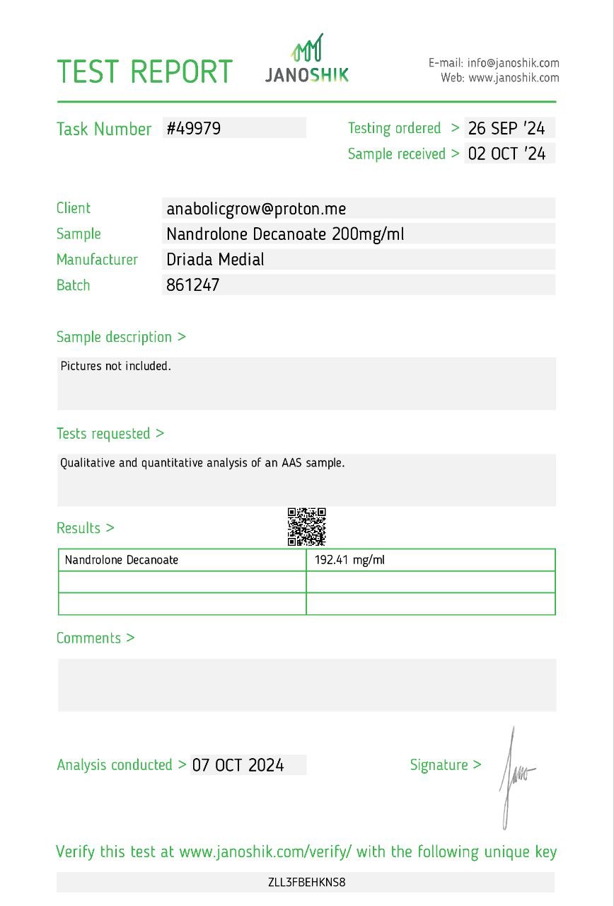 Nandecos 200 mg/ml (Decanoato de nandrolona-Deca Durabolin) - Imagen 2