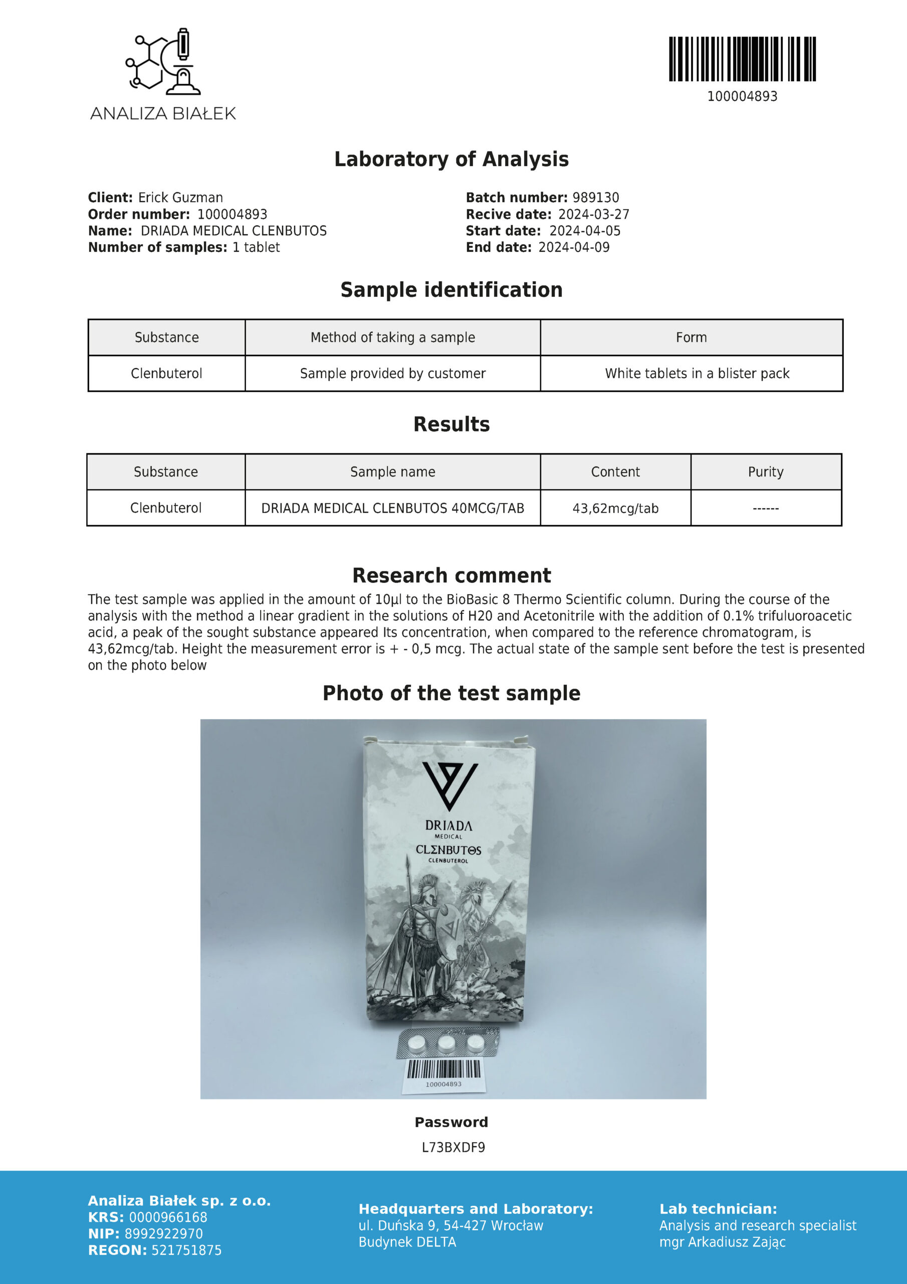 Clenbutos 40 mcg - Clenbuterolo - Image 4