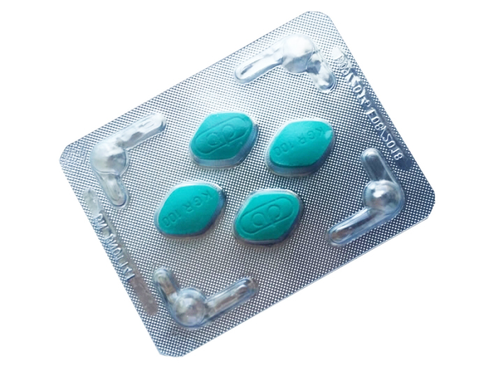 Kamagra 100 (4 comprimidos/tira) (citrato de sildenafilo 100 mg)