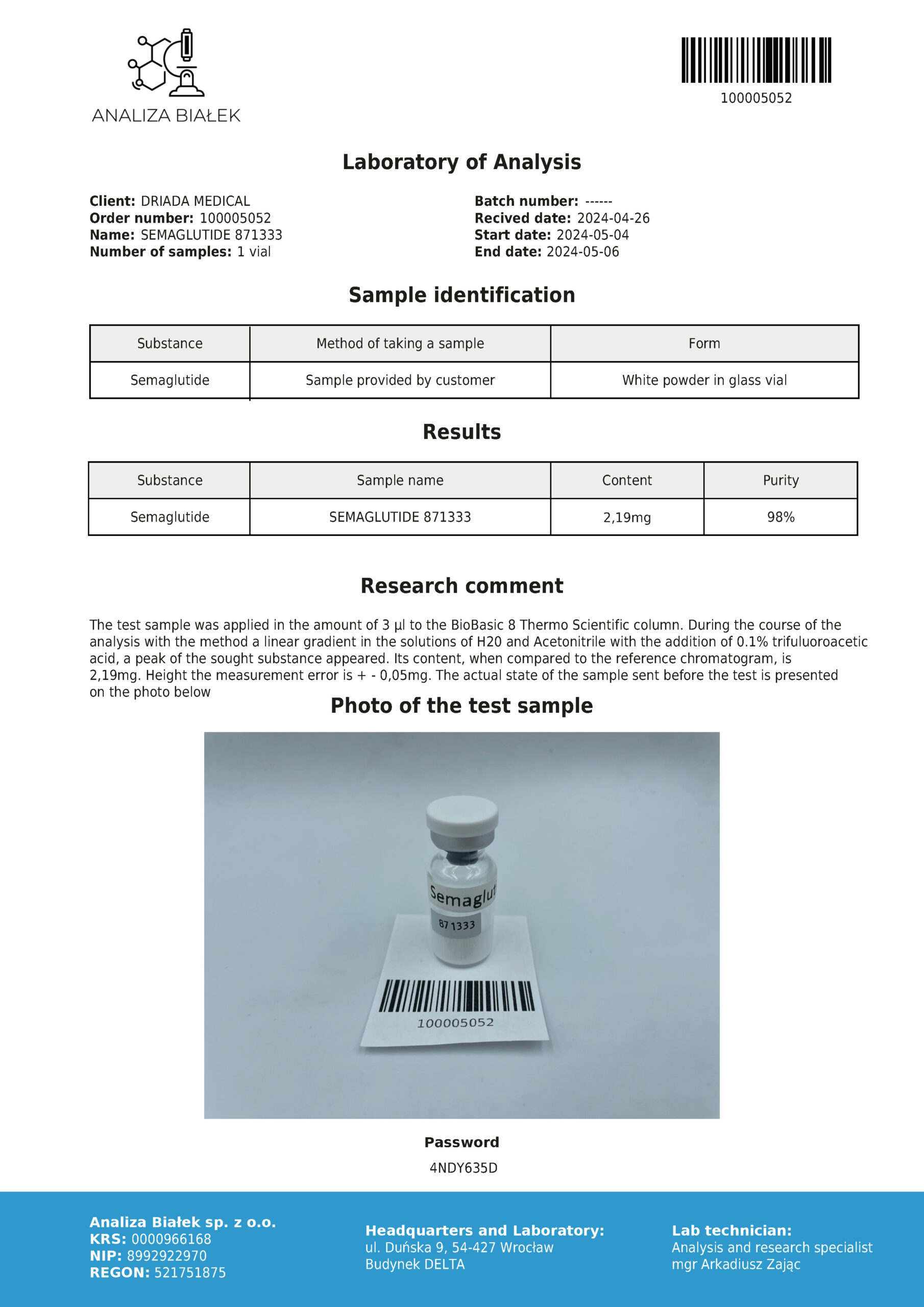 Semaglutide 2 mg - Ozempic - Vetverbrandend peptide - Afbeelding 3