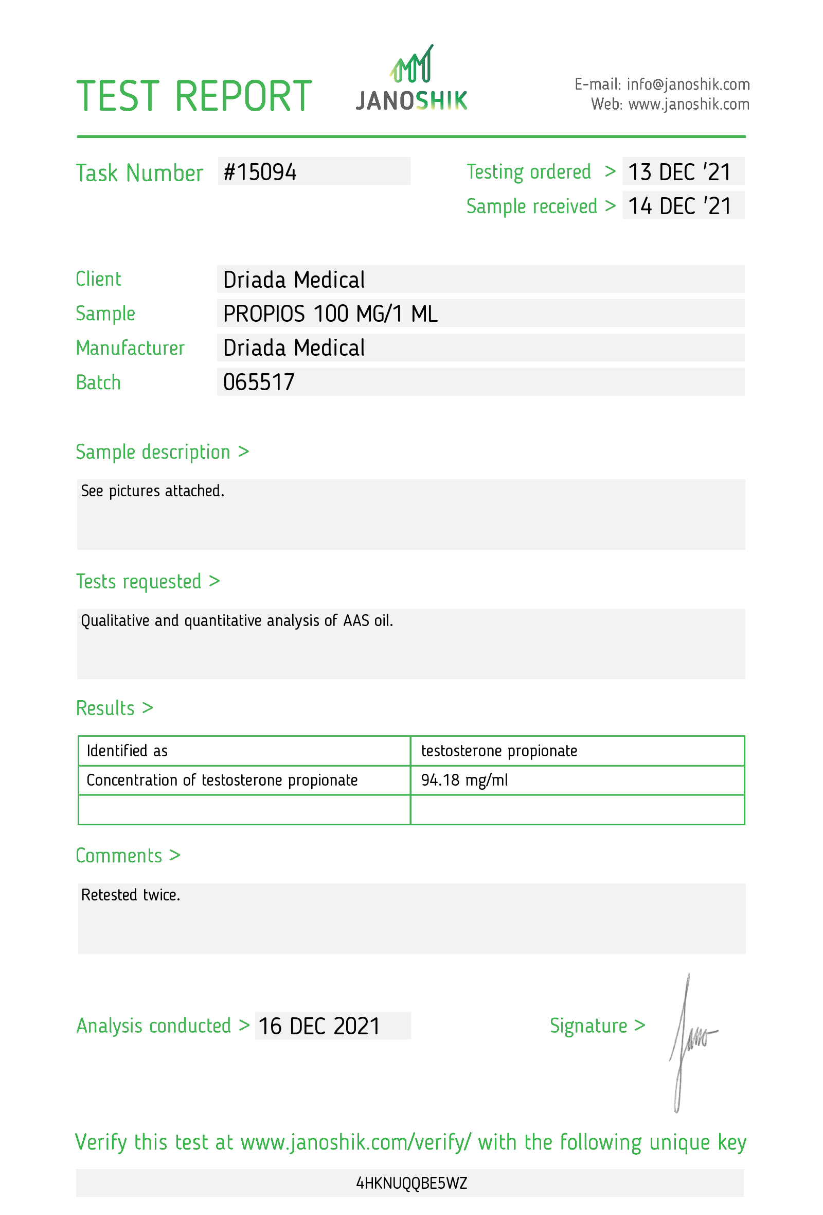 Propios 100 mg/ml (Testosterone Propionato) - Image 3