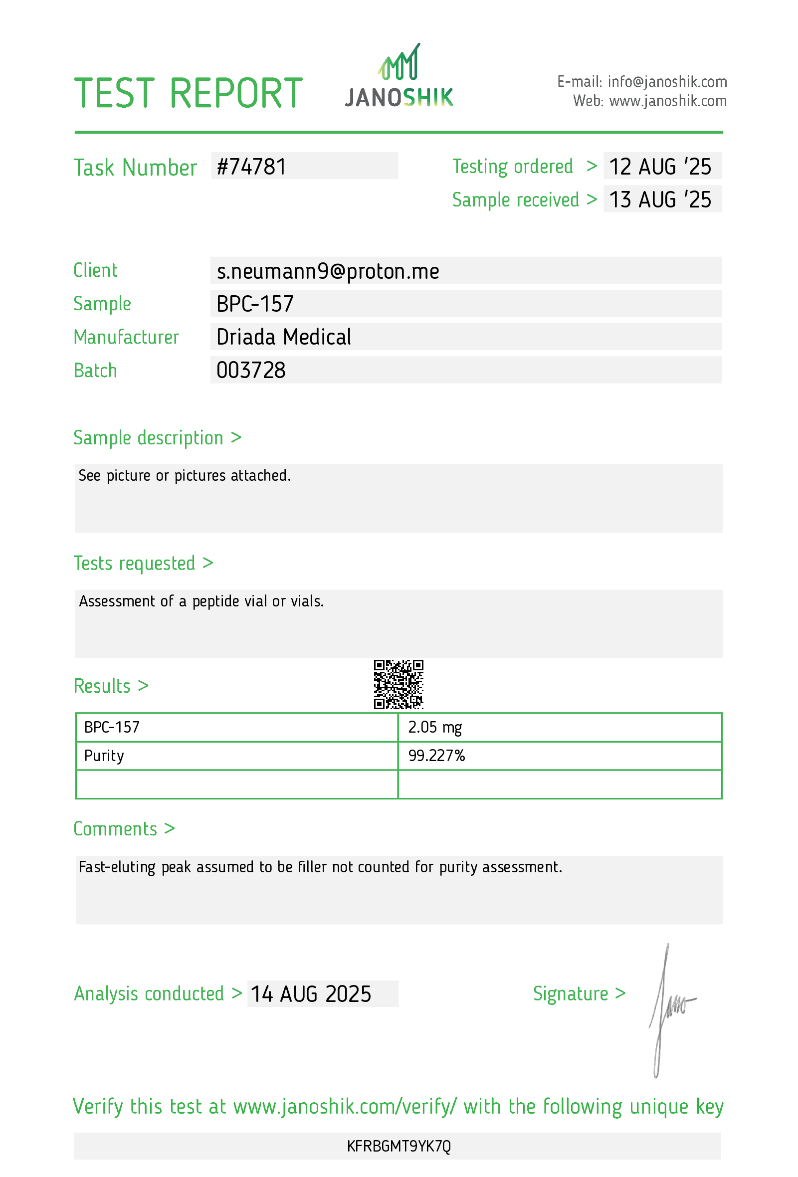 BPC-157 2 mg - Peptide voor genezing en herstel - Afbeelding 3