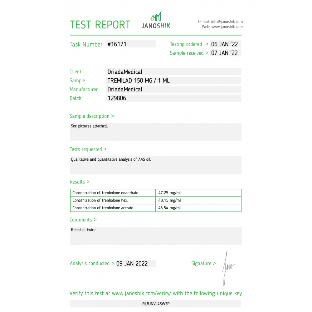 Tremilad 150 mg/ml (Trenbolone Mix) TriTren - Image 5