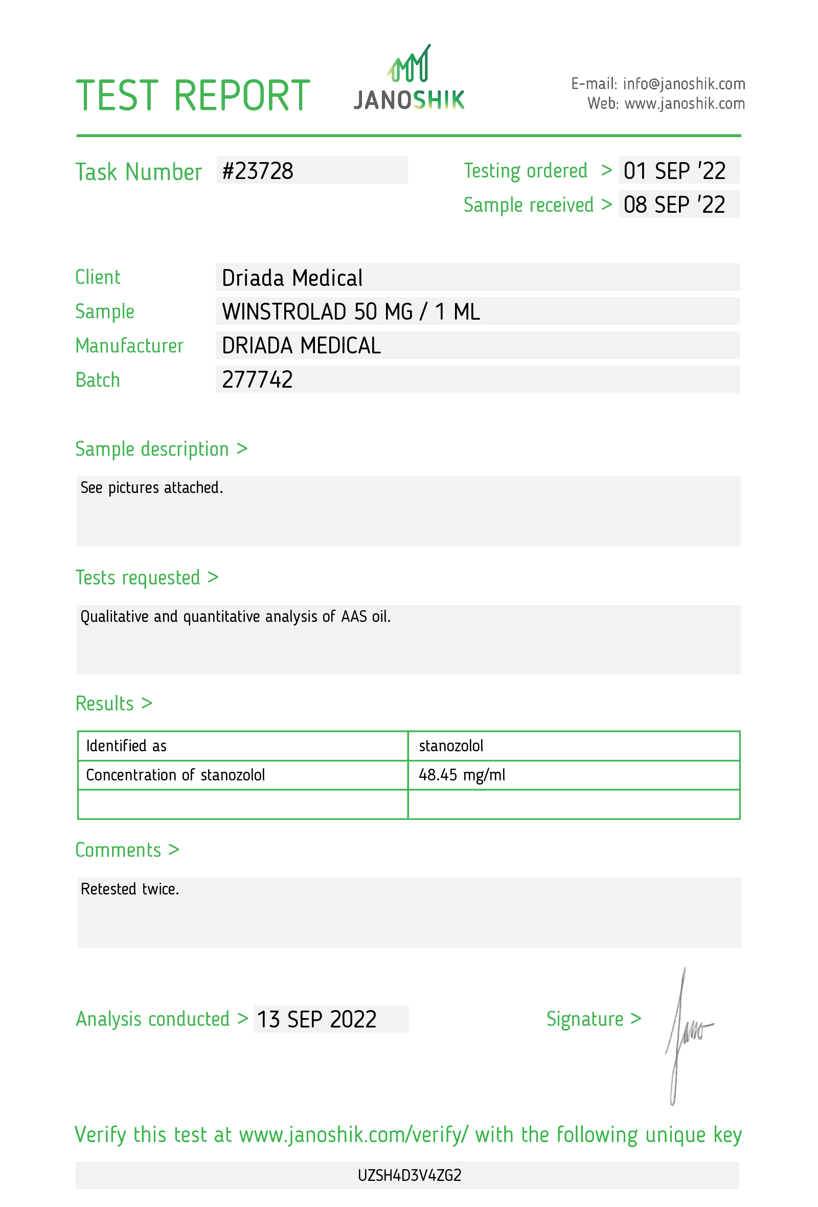 Winstrolad 50 mg/ml (Injectable Stanozolol) - Winstrol - Image 3