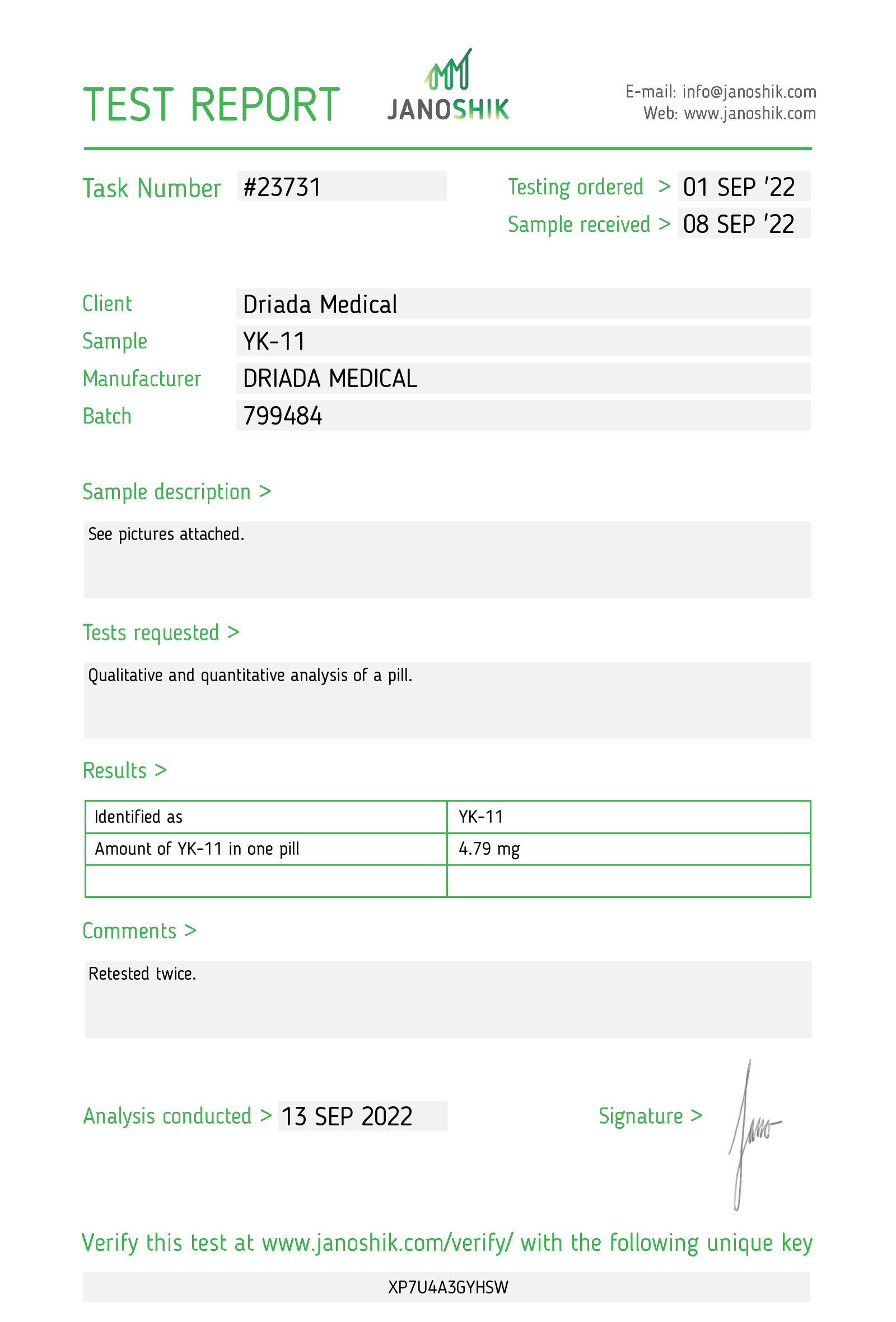 Myostan 5mg - YK11 - SARMS - Image 2