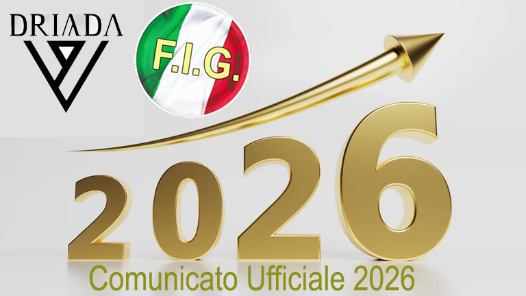 F.I.G. – DRIADA 2026: Comunicazione Ufficiale