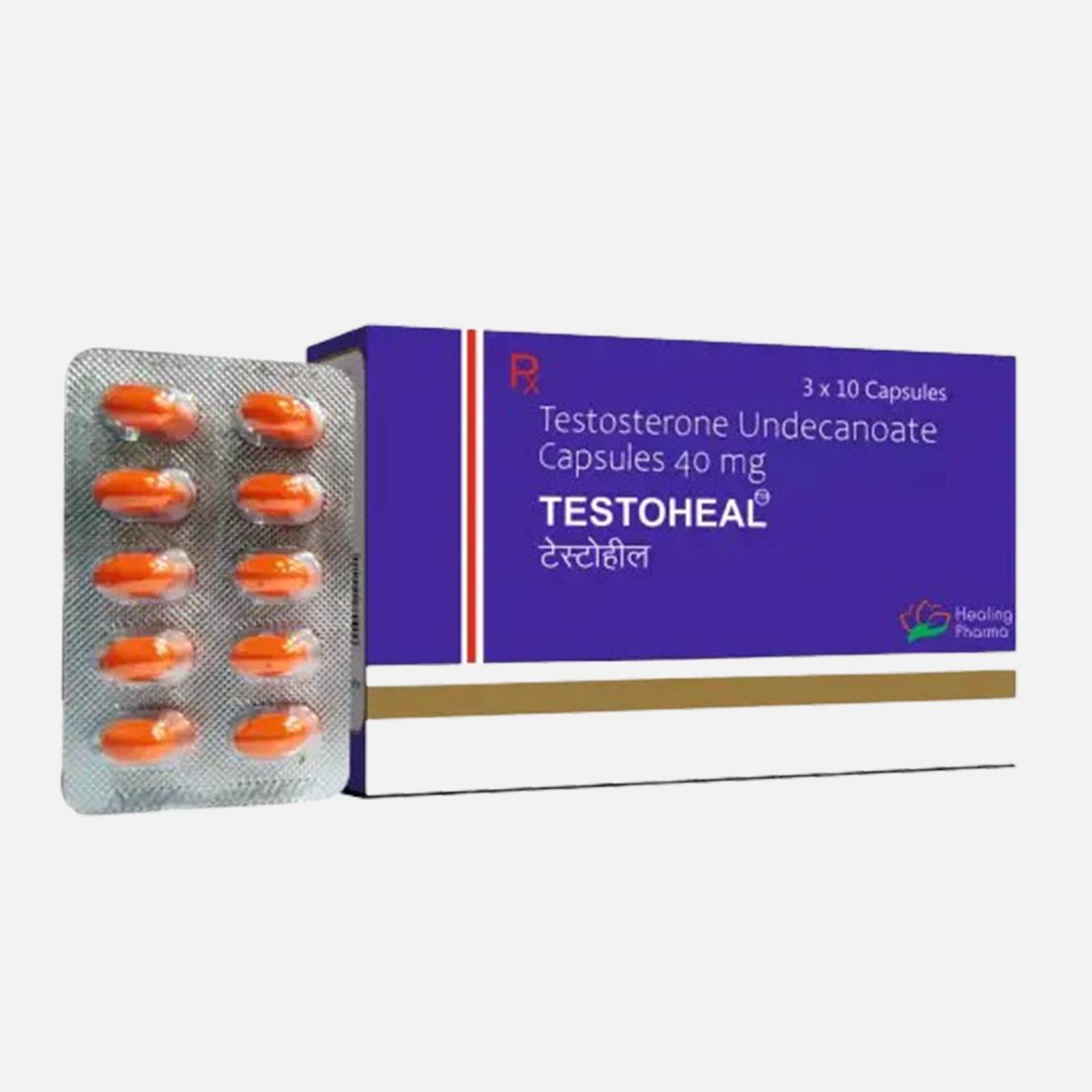 Testoheal 40 mg (Oral Testosterone Undecanoate)