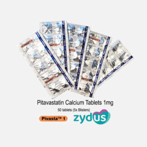 Pitavastatina 1 mg (Pivasta 1) (50 comprimidos, 5 blísteres)