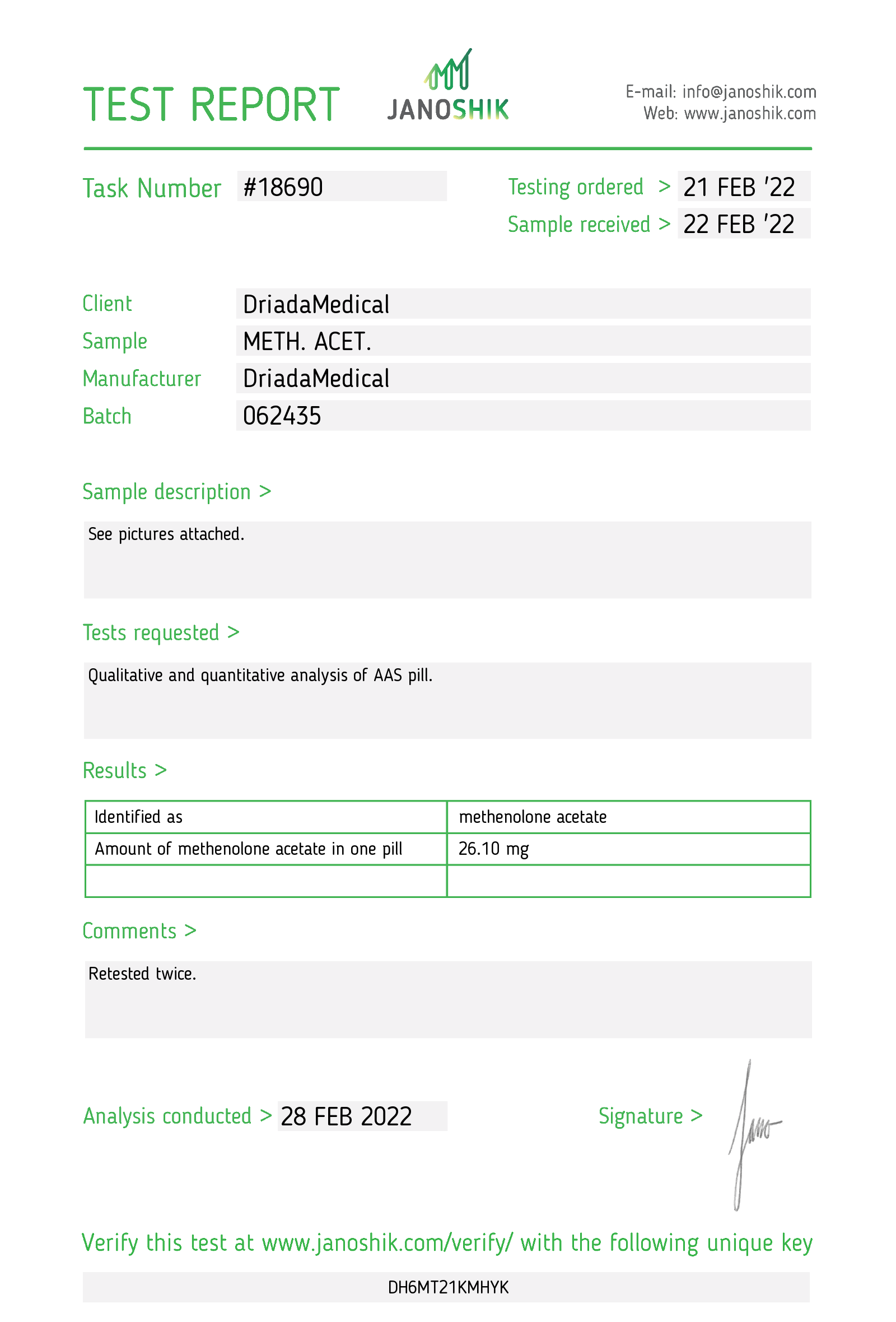 Methacetos 25 mg (Metenolone acetate) - Primobolan Acetato - Image 2