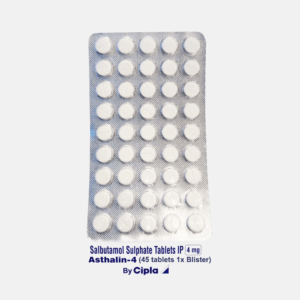 Salbutamol 4 mg (Asthalin 4) (45 comprimidos) Salbutamol