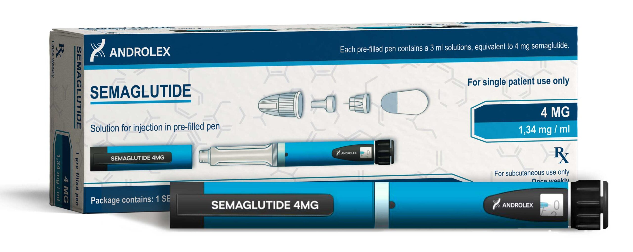 Pen Semaglutide 4 mg - Ozempic in penna