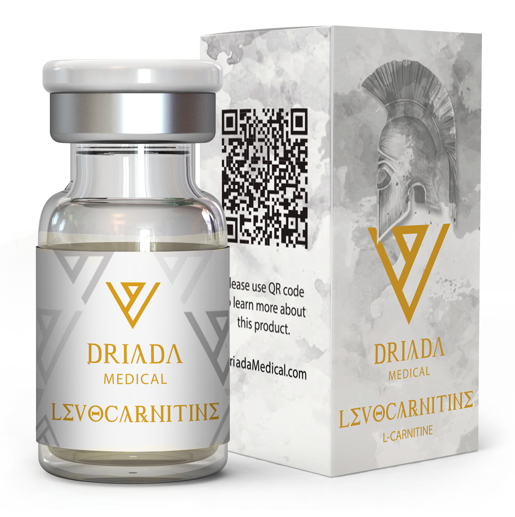 Levocarnitina 500 mg/ml (L-carnitina) vial de 10 ml